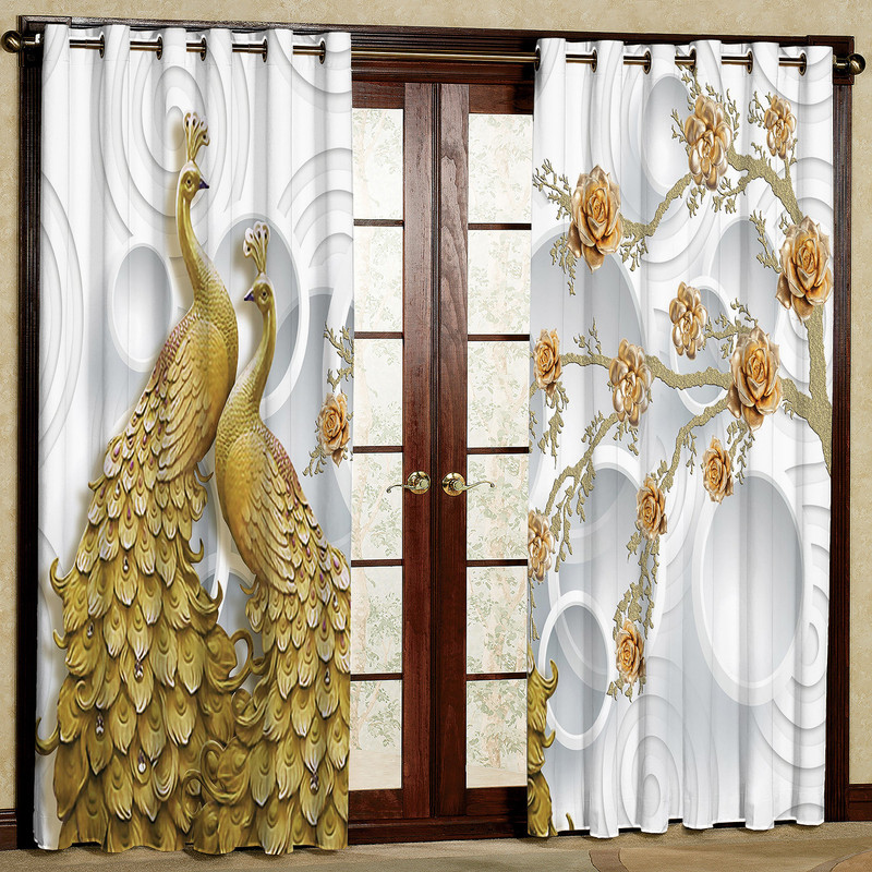  پرده مدل مخمل پانچی کد 1399 سایز 140x280 سانتی متر