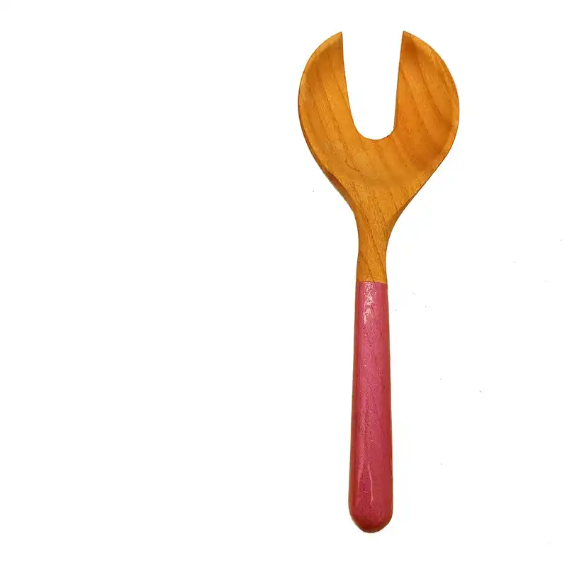 ست قاشق و چنگال چوبی کد 17