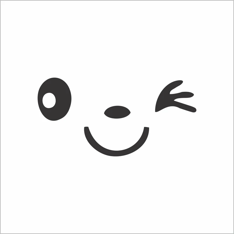 برچسب خودرو آینه بغل مدل چشمک
