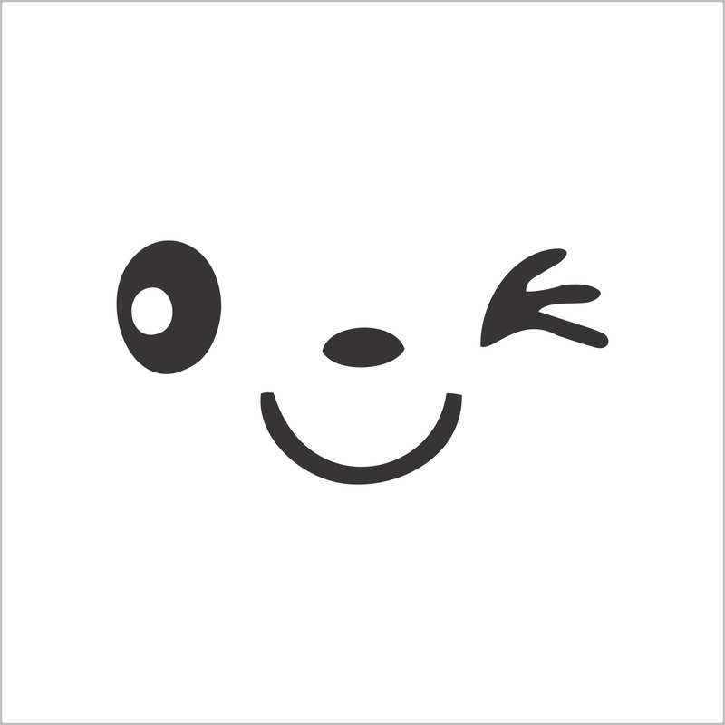 برچسب خودرو آینه بغل مدل چشمک