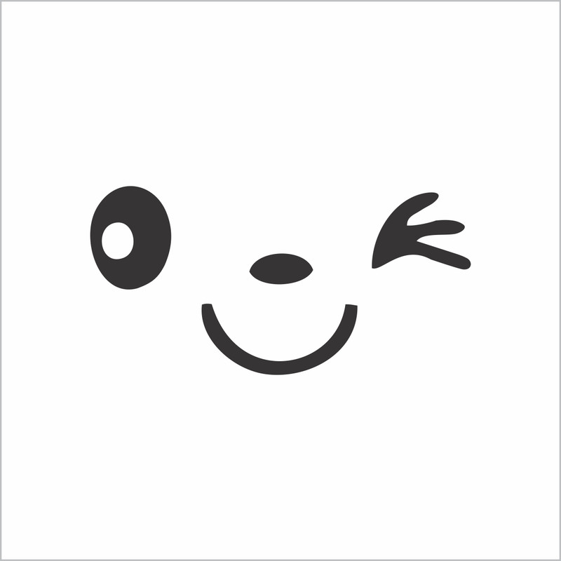 برچسب خودرو آینه بغل مدل چشمک