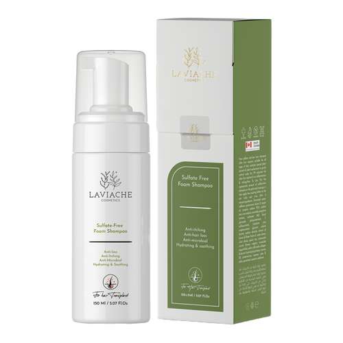  شامپو فوم بعد از کاشت مو لاویاچه مدل بدون سولفات حجم 150 میلی لیتر