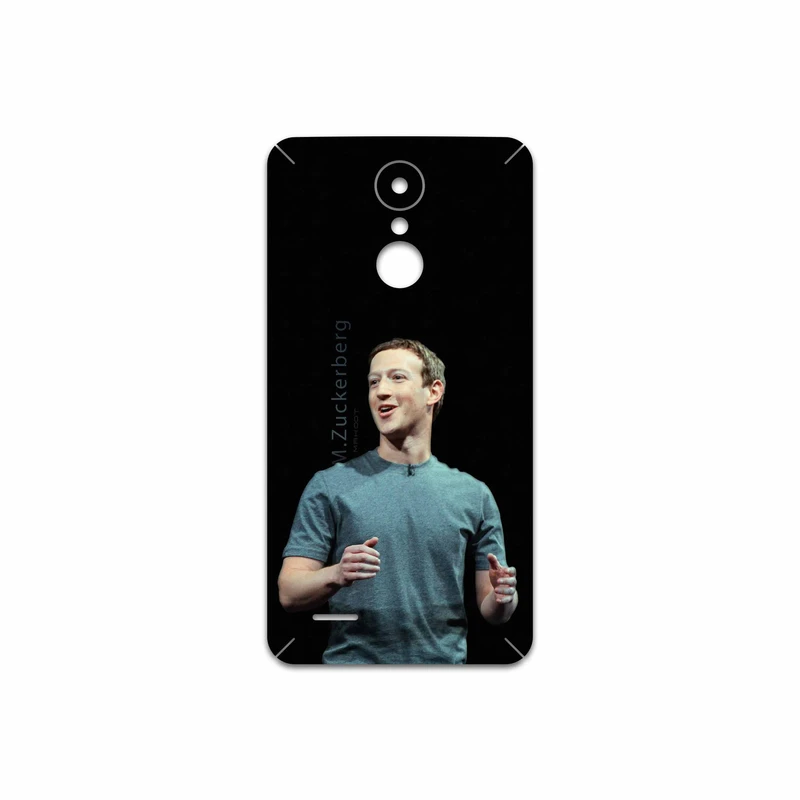 برچسب پوششی ماهوت مدل Mark Zuckerberg مناسب برای گوشی موبایل ال جی K8 2017