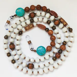 بند عینک مدل فیروزه و چوب