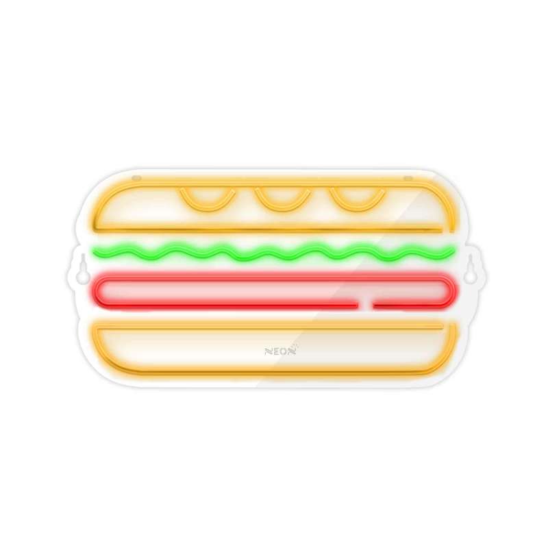 چراغ دیواری نئون دیزاین طرح Sandwich-GL_MLC