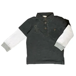 پولوشرت آستین بلند پسرانه مدل 127223