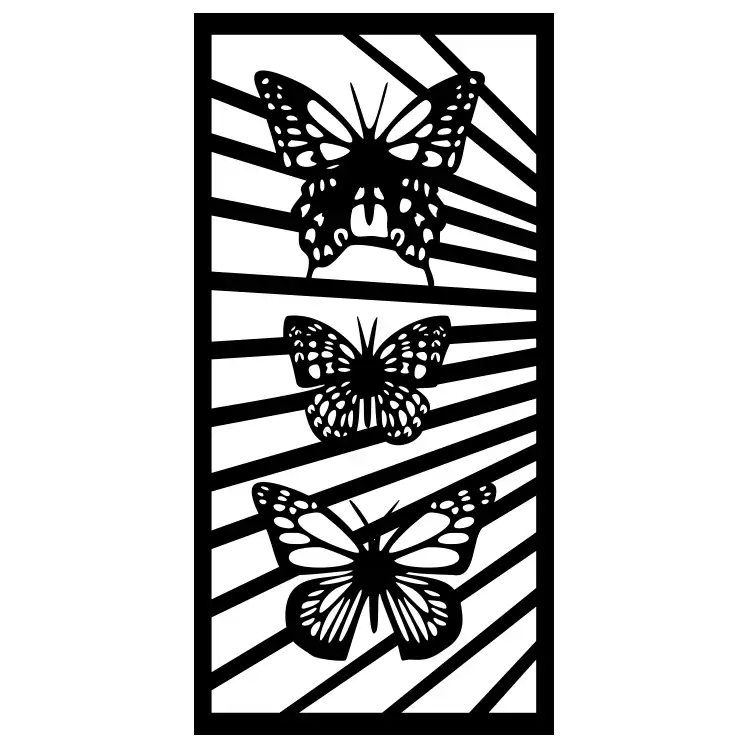 شابلون مدل پروانه کد SP489-1