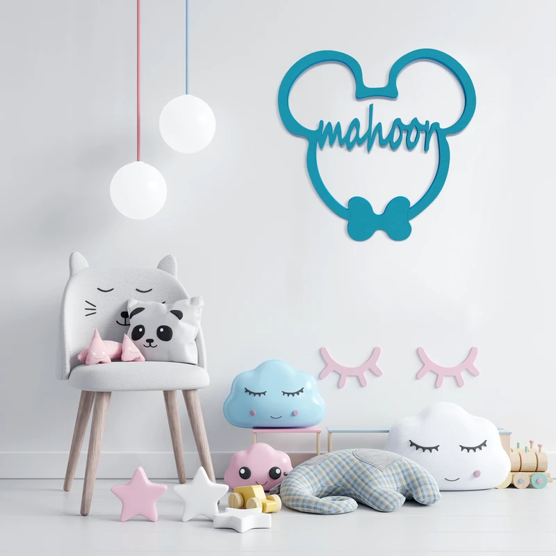 دیوارکوب آرتافرین مدل اسم ماهور طرح Mickey Mouse