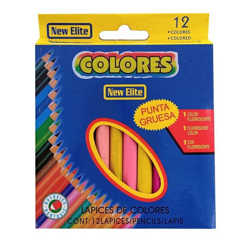 مداد رنگی 12 رنگ مدل کالرز