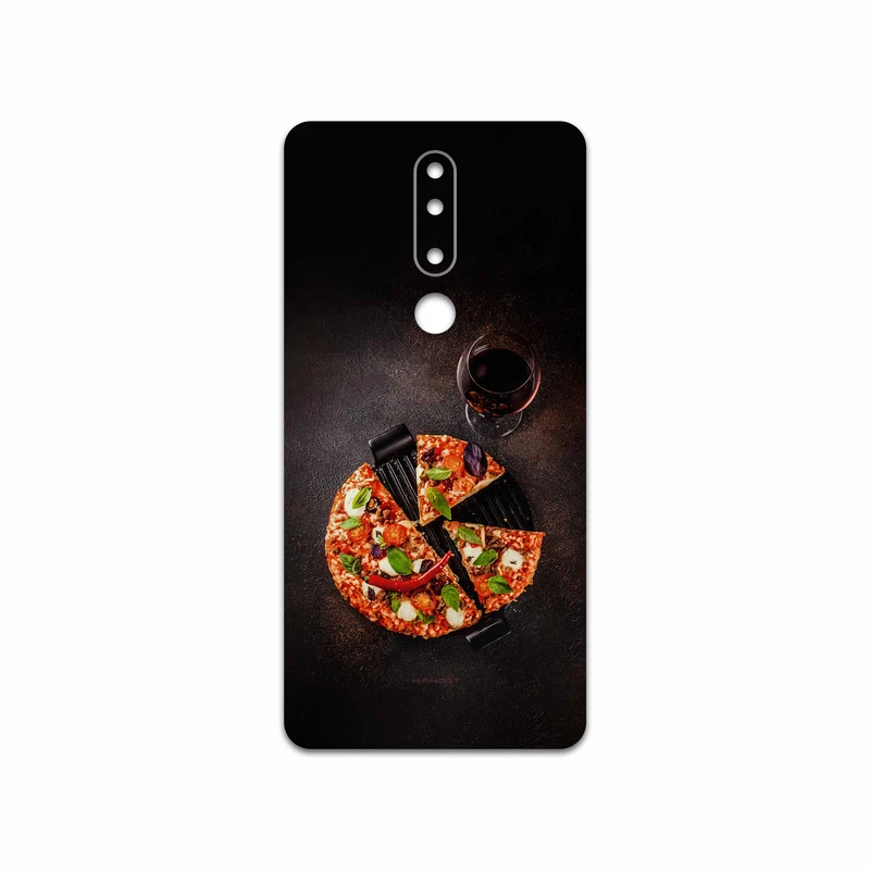 برچسب پوششی ماهوت مدل Pizza مناسب برای گوشی موبایل نوکیا 3.1 Plus