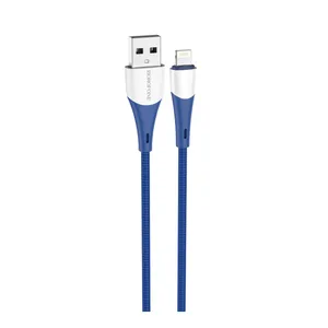 کابل تبدیل USB به لایتنینگ بروفون مدل BX60 طول 1 متر