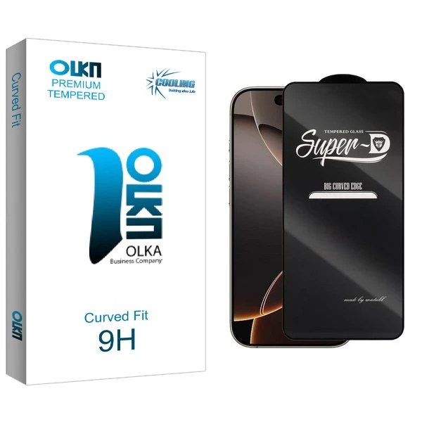 محافظ صفحه نمایش کولینگ مدل Olka SuperD مناسب برای گوشی موبایل اپل iPhone 16 Pro Max