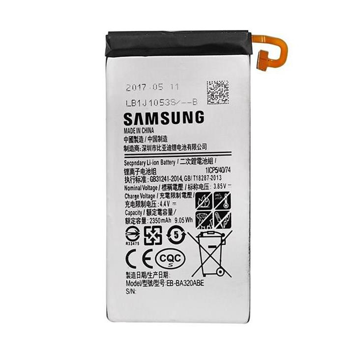 باتری موبایل مدل eb -ba300abe ظرفیت 1900 میلی آمپر ساعت مناسب برای گوشی موبایل سامسونگ Galaxy A3