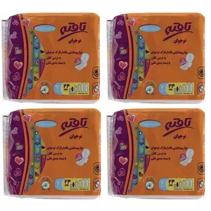 نوار بهداشتی تافته مدل Teen مجموعه 4 عددی