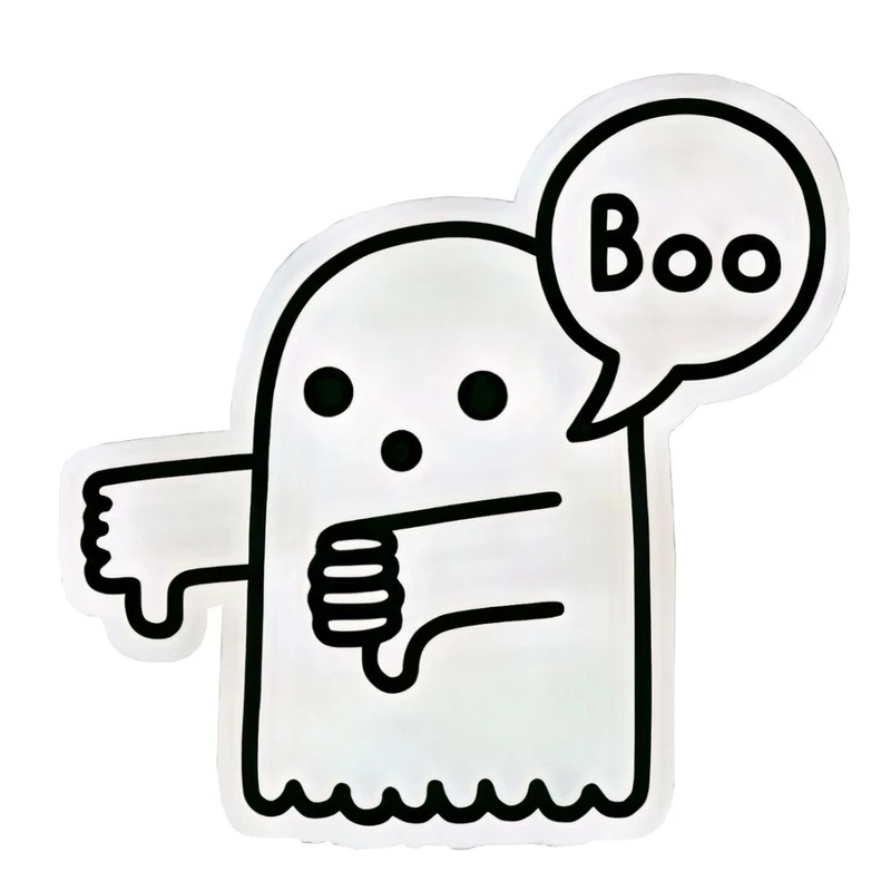 برچسب بدنه خودرو رایسان طرح Boo کد SB002