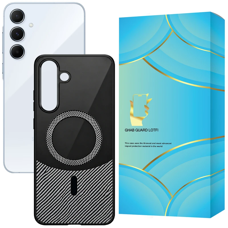کاور قاب گارد لطفی مدل CRBNMG مناسب برای گوشی موبایل سامسونگ Galaxy A55 5G