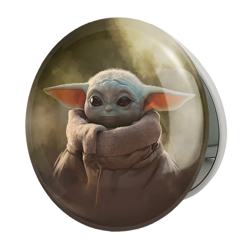 آینه جیبی خندالو طرح یودا سریال جنگ ستارگان مدل تاشو کد 26069 