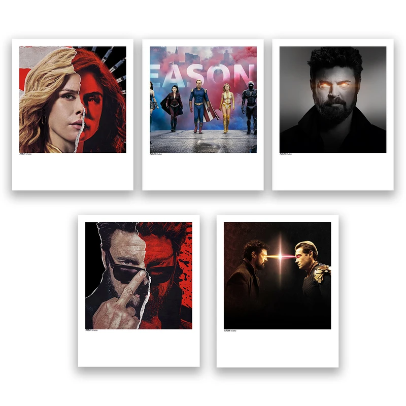 آویز تزیینی عرش مدل فانتزی The Boys کد Asa221 مجموعه پنچ عددی