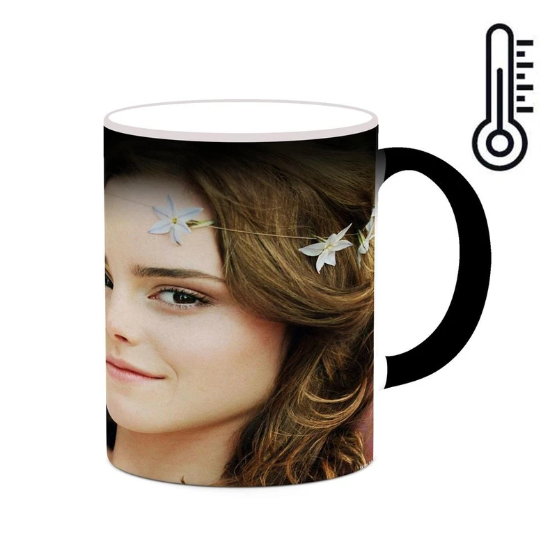 ماگ حرارتی کاکتی طرح اما واتسون Emma Watson مدل mgh26018