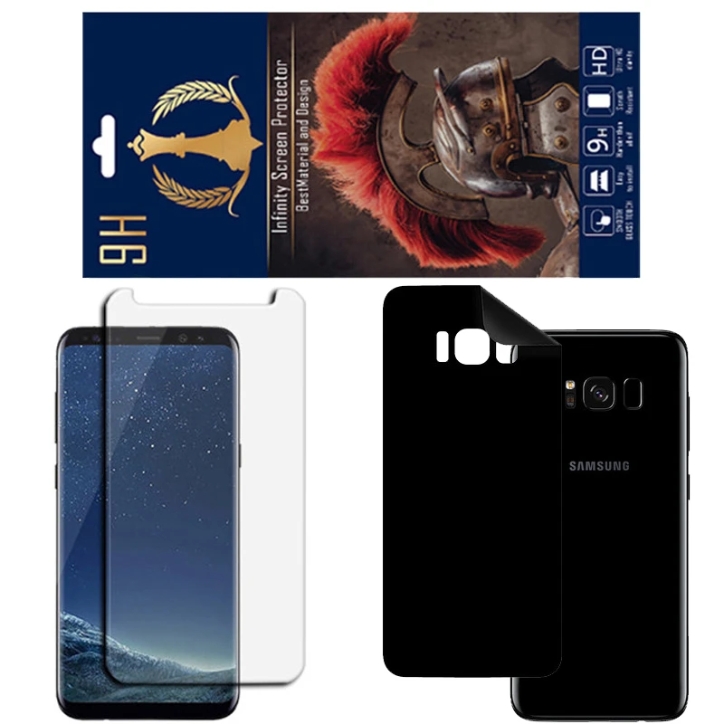 برچسب پوششی اینفینیتی مدل RG مناسب برای گوشی موبایل سامسونگ Galaxy S8 به همراه محافظ صفحه نمایش