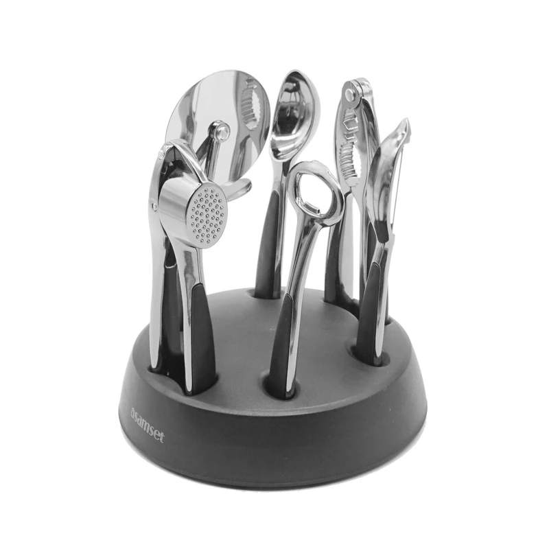 ابزار آشپزخانه 7 پارچه سام ست مدل کروم