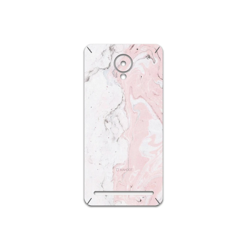 برچسب پوششی ماهوت مدل Blanco-Pink-Marble مناسب برای گوشی موبایل لنوو Vibe C2