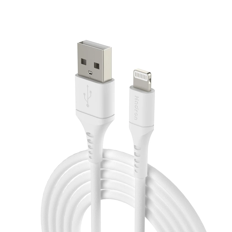 کابل تبدیل USB به لایتنینگ هادرون مدل HTC-A-L01L طول 2 متر
