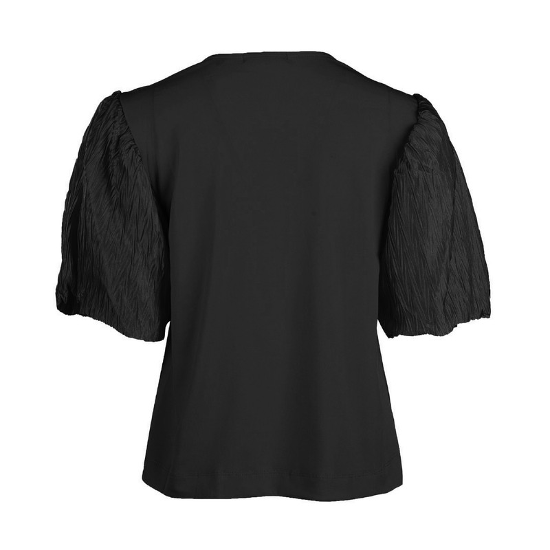 بلوز آستین کوتاه زنانه جوتی جینز کد 202915 رنگ مشکی