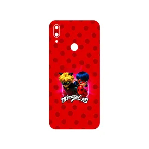 MAHOOT Ladybug and Cat Noir Cover Sticker for Xiaomi Redmi Note 7