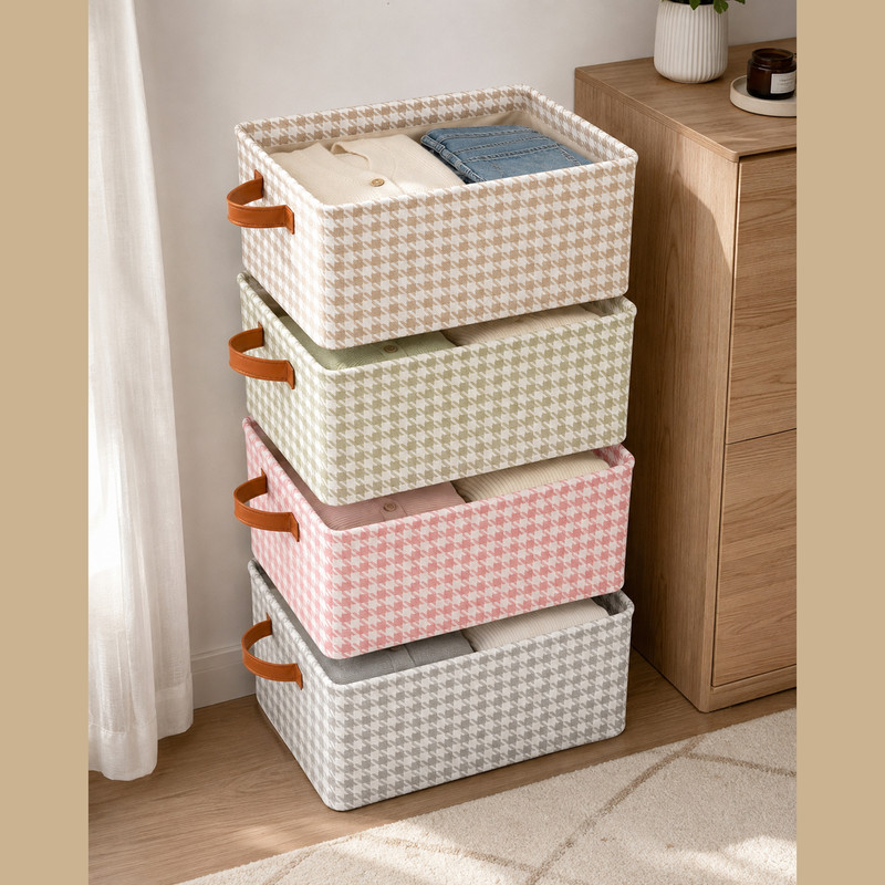 باکس لباس طرح دندان گرگی HOUNDSTOOTH کد HTF1