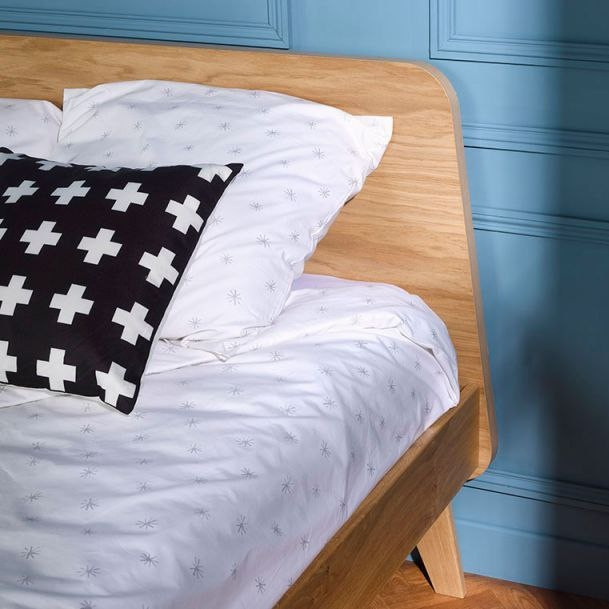 تخت خواب ام دی اف یک نفره مدل G-10 سایز 200×90سانتی متر