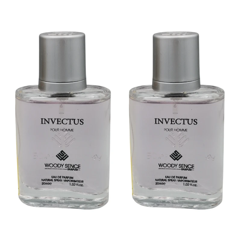 عطر جیبی مردانه وودی سنس مدل INVECTUS حجم 30 میلی لیتر بسته 2 عددی