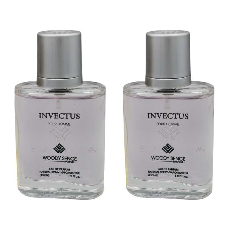 عطر جیبی مردانه وودی سنس مدل INVECTUS حجم 30 میلی لیتر بسته 2 عددی
