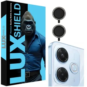 محافظ لنز دوربین فلزی لوکس شیلد مدل نگین دار مناسب برای گوشی موبایل شیائومی Redmi 13x