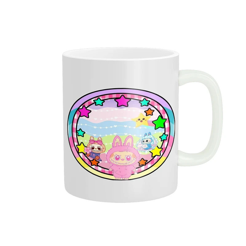 ماگ پاد آفرین مدل فانتزی طرح عروسک لبوبو Labubu ترند کد p10769