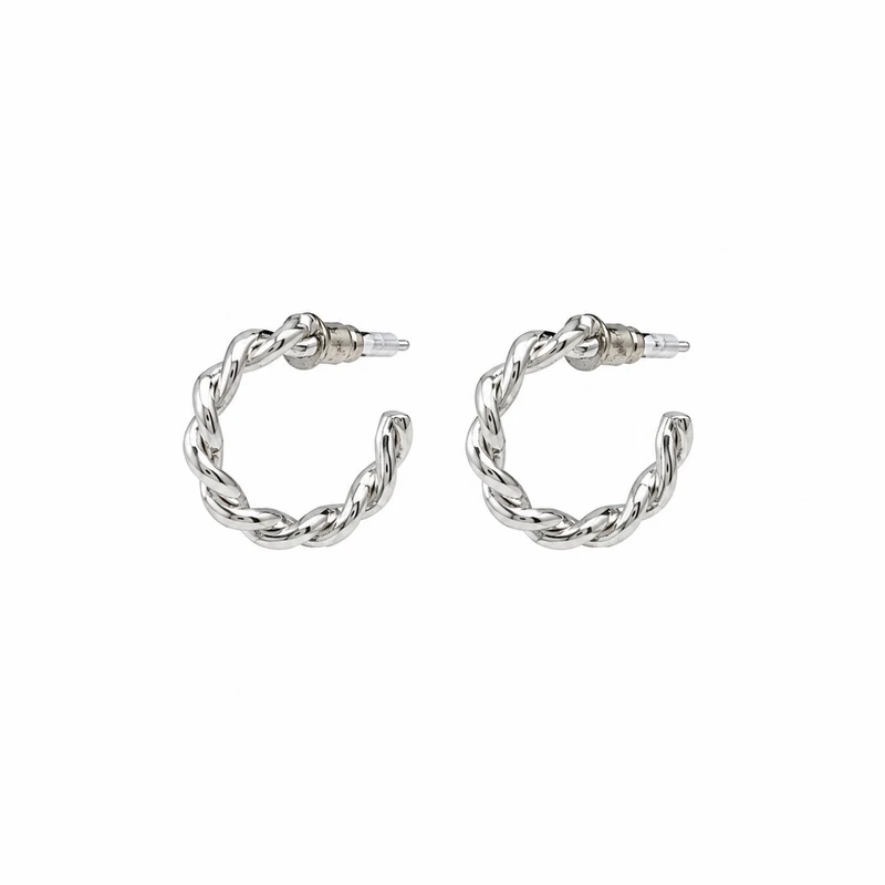 گوشواره زنانه حلقه ای مدل پیچ