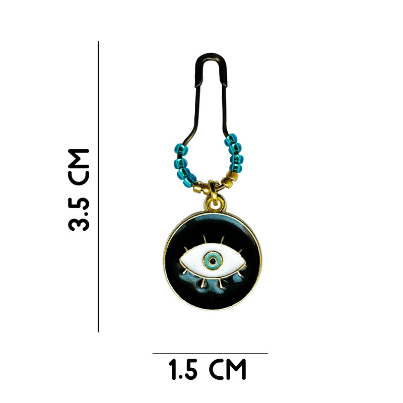 سنجاق سینه دخترانه طرح چشم کد B-01