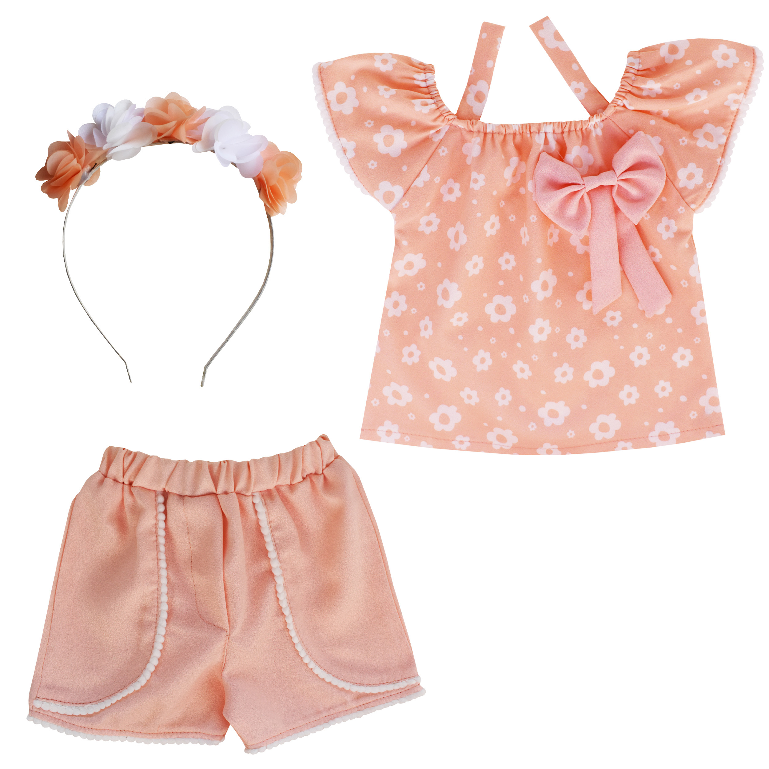 ست 3 تکه لباس دخترانه مدل دل آرا کد gb 235