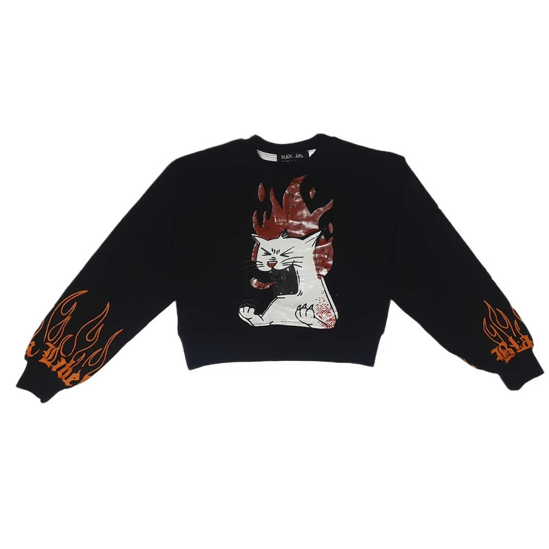 سویشرت دخترانه بلک لیبل
مدل گربه عصبانی آتشین