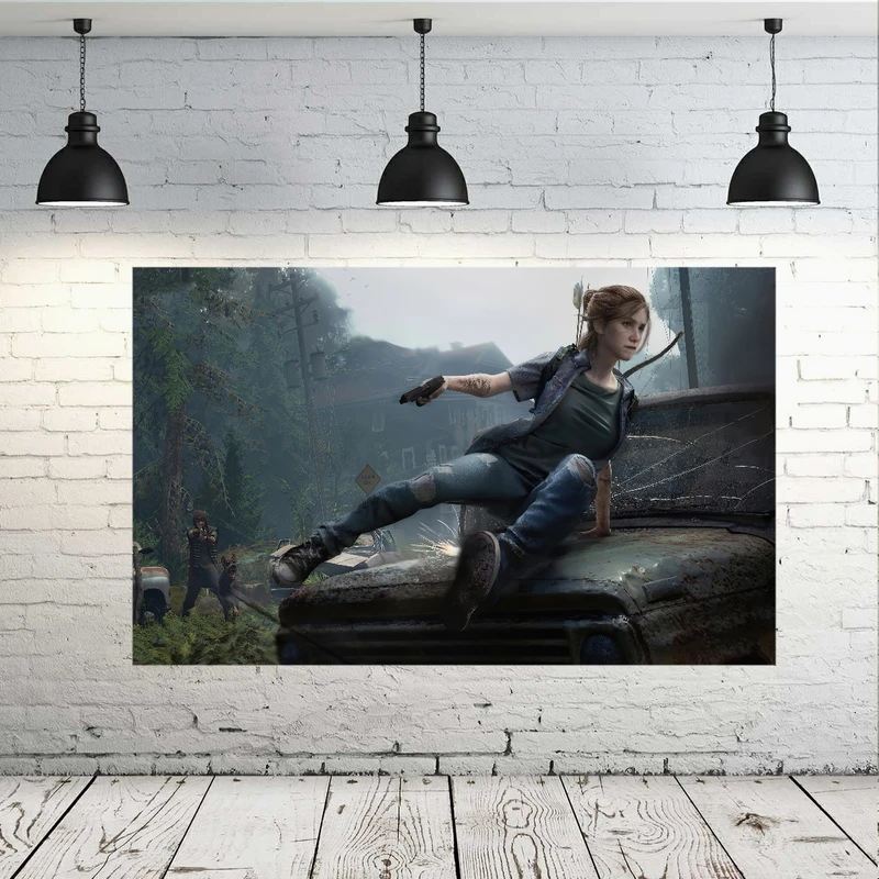 پوستر دیواری طرح گیم The Last of Us II مدل SDP6505
