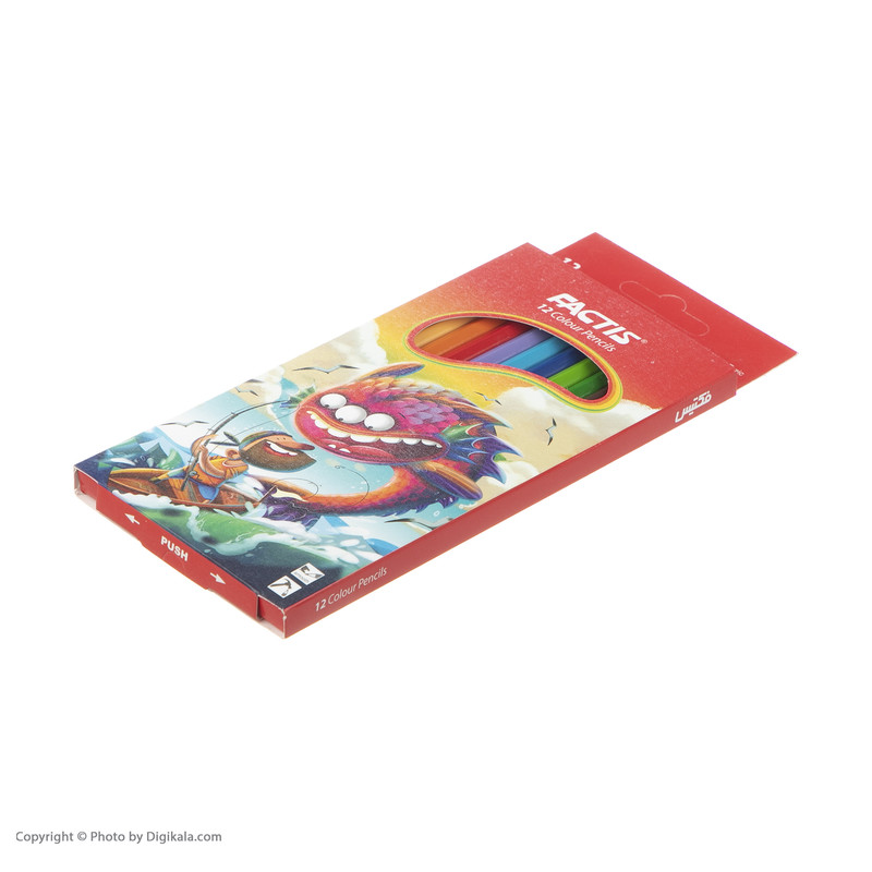 مداد رنگی 12 رنگ فکتیس مدل ماهی کد F07112212