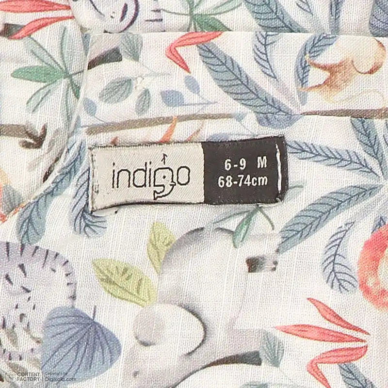 ست 3 تکه لباس نوزادی ایندیگو مدل 13164 رنگ سفید