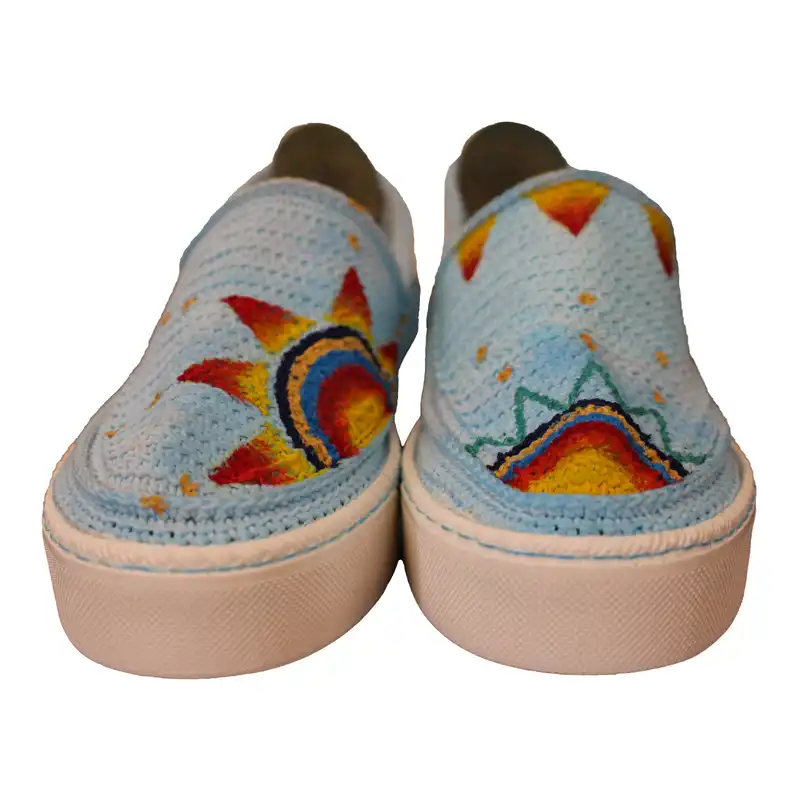 گیوه زنانه خواهران راد مدل خورشید یخی