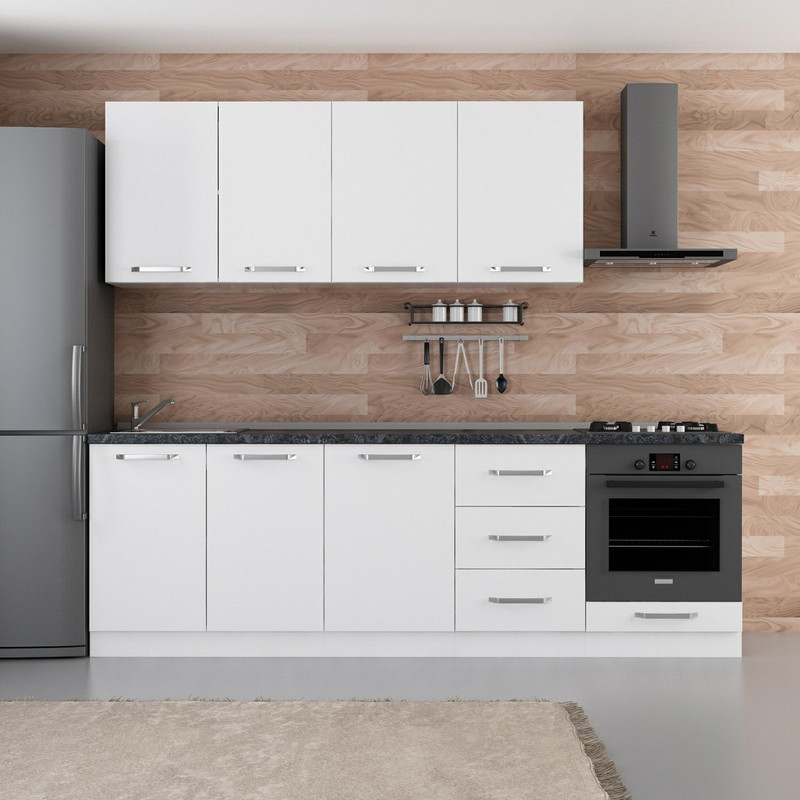 کابینت آشپزخانه مدل B-3 Minar 250 cm مجموعه دو عددی