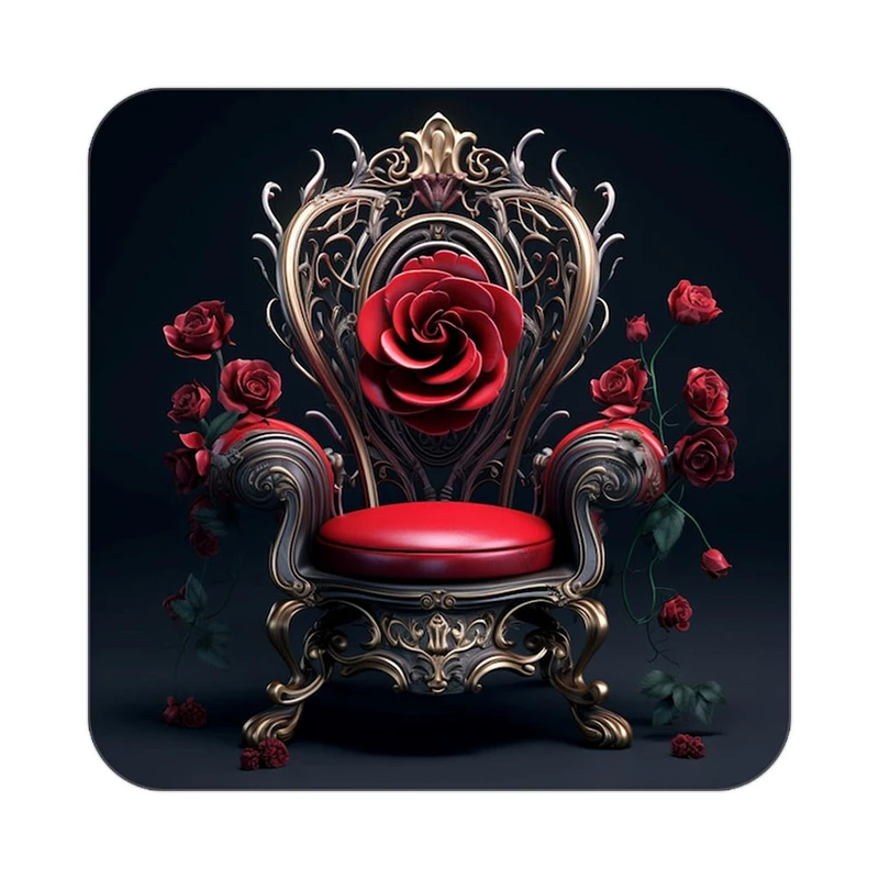 زیر لیوانی کاکتی طرح گل مدل mp15912