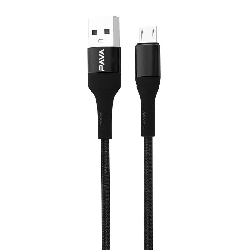 کابل تبدیل USB به MicroUSB پاواریال مدل DC183M طول 1 متر