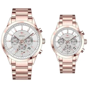 ست ساعت مچی عقربه‌ای کوارتز زنانه و مردانه اورینت کانتیننتال مدل 0106-8