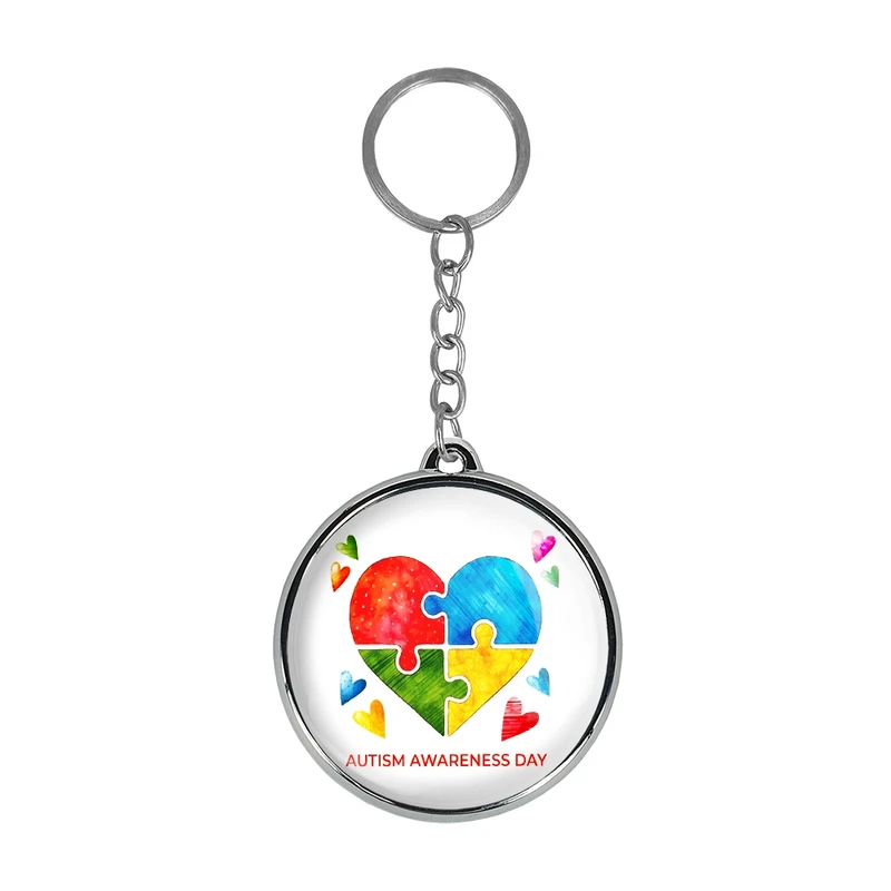 جاکلیدی خندالو طرح اتیسم Autism مدل دوطرفه کد 2675426755