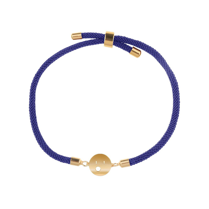 دستبند طلا 18 عیار زنانه مدوپد مدل ایموجی کد D15-10122