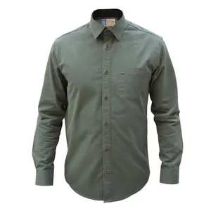  پیراهن آستین بلند مردانه پایتی جامه مدل کتان کش کد 9376995